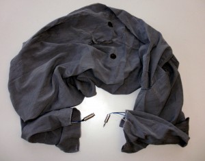 Grey Solo Disco Scarf